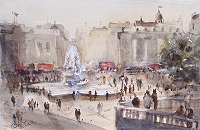 Trafalgar Square from the National Gallery